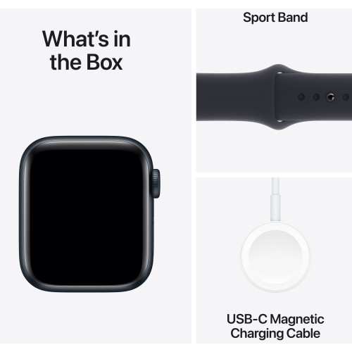 Išmanusis laikrodis Apple Watch SE GPS 40mm Midnight Aluminium Case with Midnight Sport Band -