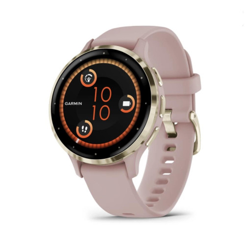 Išmanusis laikrodis Garmin Venu 3S, GPS, Wi-Fi, Dust Rose +-Android laikrodžiai-Išmanieji
