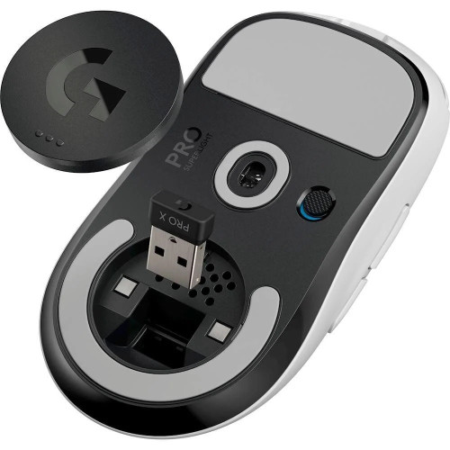 ŽAIDIMŲ PELĖ LOGITECH G PRO X SUPERLIGHT Wireless Gaming Mouse - WHITE --Gaming pelės-Žaidimų