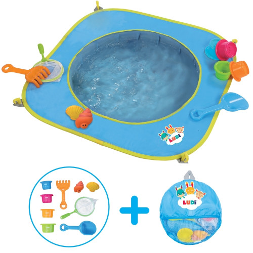 LUDI baseinas, išskleidžiamas-LUDI žaislai mažyliams-Žaislai kūdikiams, vaikams