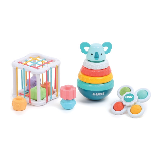 LUDI rūšiavimo žaislų rinkinys-LUDI žaislai mažyliams-Žaislai kūdikiams, vaikams