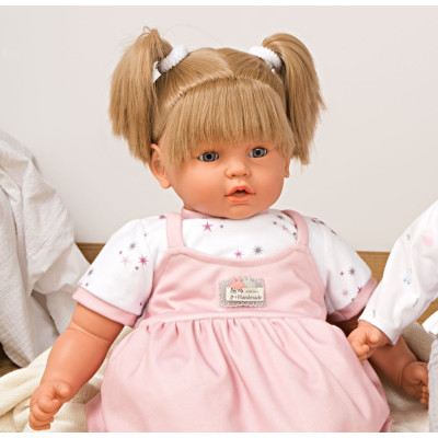 Arias lėlytė su suknyte, 62 cm-Lėlės kūdikėliai-ARIAS Lėlės