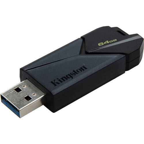 Kingston DataTraveler Exodia Onyx 64GB USB 3.2 Flash Drive-USB raktai-Išorinės duomenų