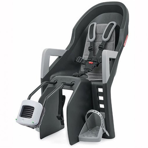 Dviračio kėdutė Polisport Guppy Maxi+ FF, ant rėmo (tamsiai pilka)-Kėdutės vaikams-Prekės