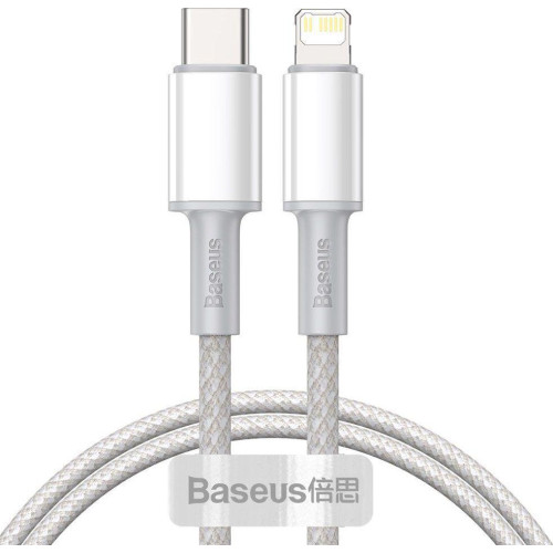 Kabelis Baseus High Density Braided Fast Charging Data Cable Type-C to Lightning PD 20W 2m