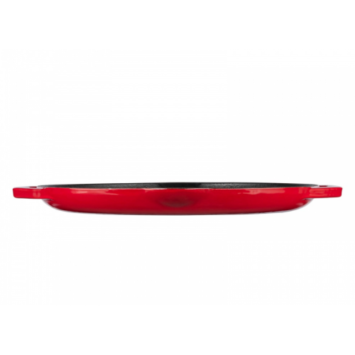 Raudona rifliuota keptuvė Grand Feu 34 cm-Kepsninių priedai-Kepsninės ir priedai