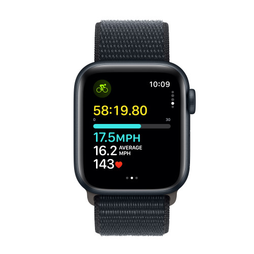 Išmanusis laikrodis Apple Watch SE GPS 44mm Midnight Aluminium Case with Midnight Sport