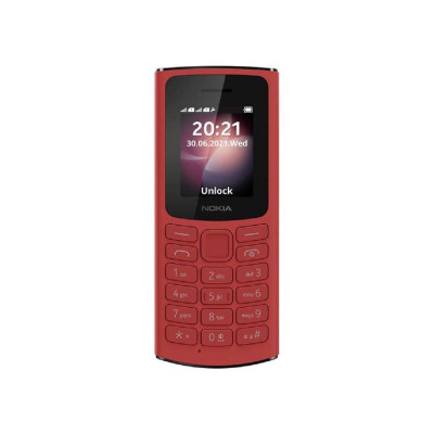Mobilus telefonas Nokia 105 4G Red-Mygtukiniai telefonai-Mobilieji telefonai