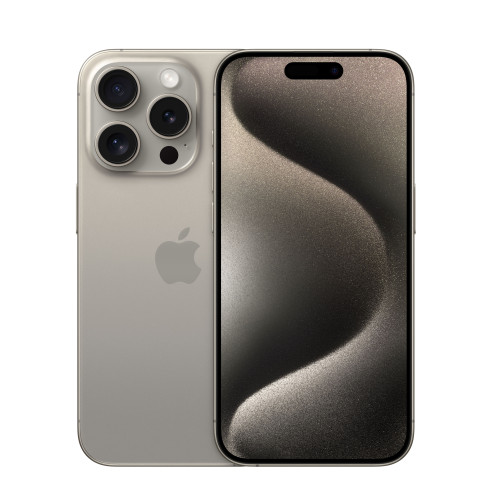 Išmanusis telefonas iPhone 15 Pro 256GB Natural Titanium-Apple-Mobilieji telefonai