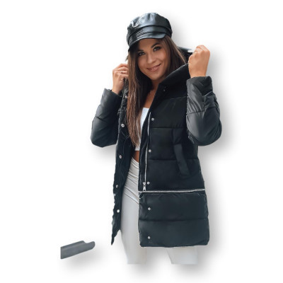 Moteriška juoda žieminė striukė Diane-Naujienos-APRANGA, AKSESUARAI