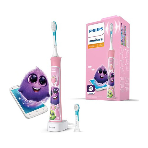 Elektrinis dantų šepetėlis vaikams Philips Sonicare For Kids HX6352/42-Dantų šepetėliai-Dantų