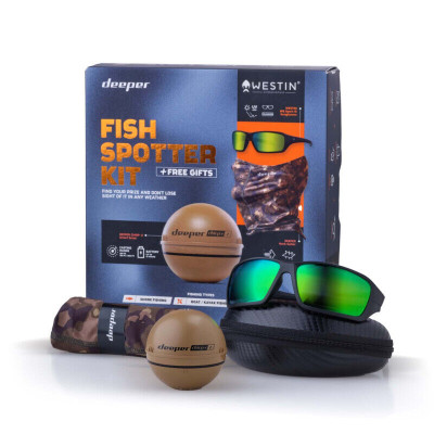 Žuvų stebėjimo rinkinys Deeper Fish Spotter Kit with Smart Sonar CHIRP+2, Westin W6 Sport 15