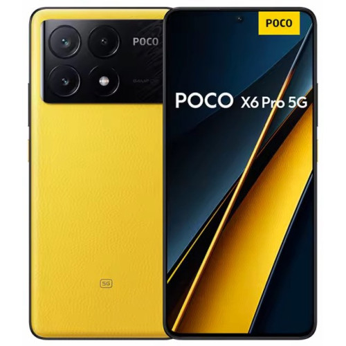 Išmanusis telefonas POCO X6 Pro 5G 8+256 Yellow-Xiaomi-Mobilieji telefonai