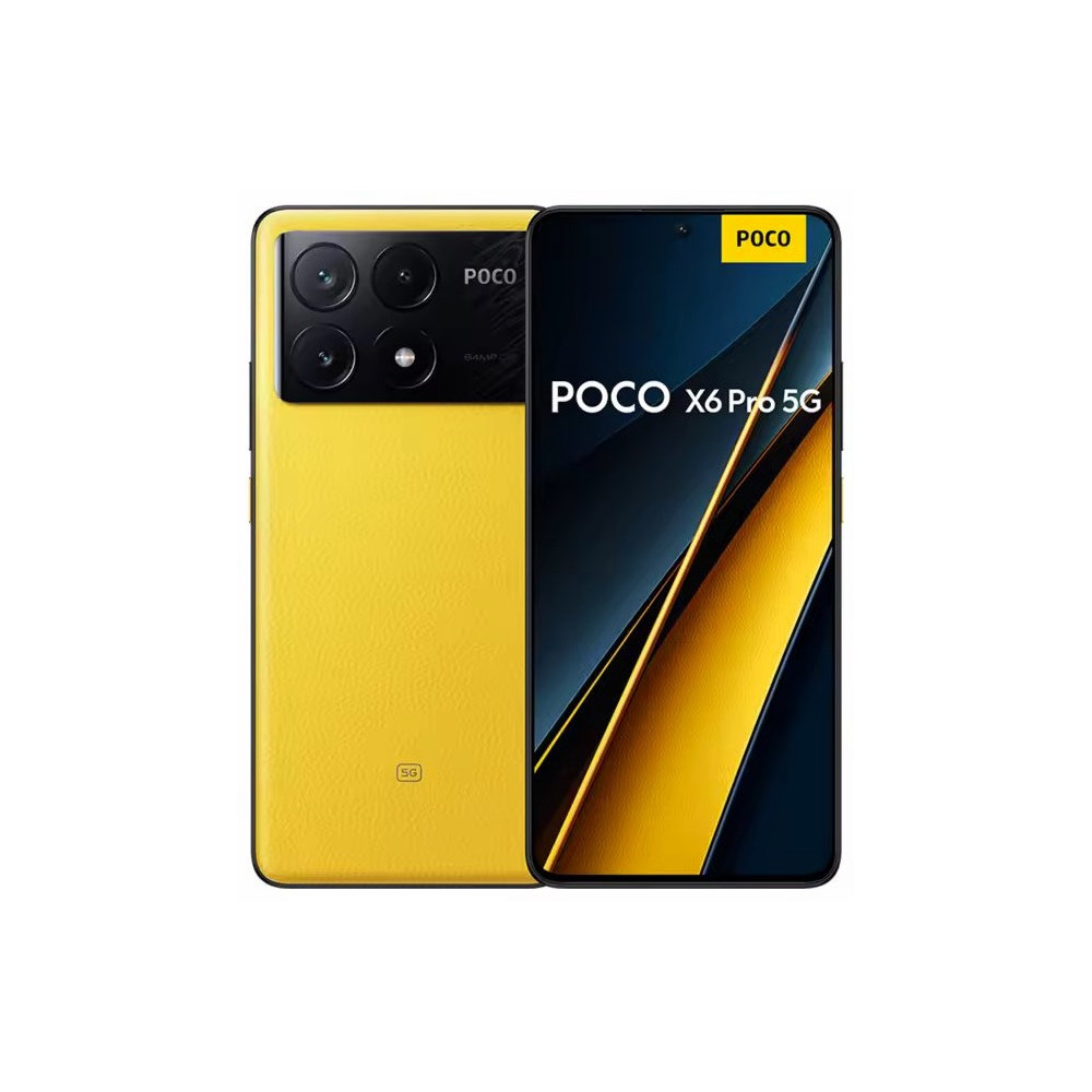 Išmanusis telefonas POCO X6 Pro 5G 12+512 Yellow-Xiaomi-Mobilieji telefonai