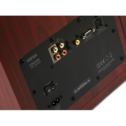 Kolonėlės Edifier Old School Style Modern Sound Bluetooth Speaker S350DB Dark Brown/Black 150