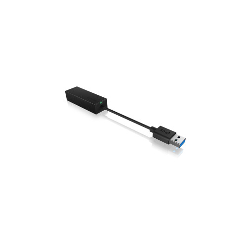 Adapteris Raidsonic USB 3.0 (A-Type) to Gigabit Ethernet Adapter IB-AC501a-Laidai, kabeliai