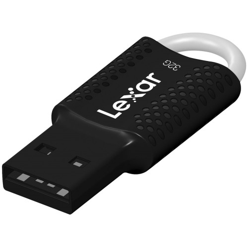 USB atmintukas Lexar Flash drive JumpDrive V40 32 GB, USB 2.0, Black-USB raktai-Išorinės