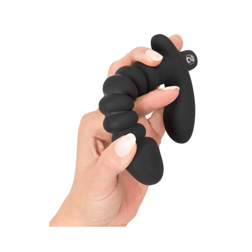 Black Velvets analinis vibratorius Pūkšt (Medium)-Analiniai kaiščiai ir falai-Analinio sekso