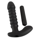 Black Velvets analinis vibratorius Pūkšt (Medium)-Analiniai kaiščiai ir falai-Analinio sekso