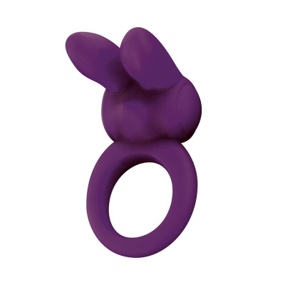 Penio žiedas EOS the Rabbit - Purpurinis-Varpos žiedai, antgaliai-Sekso prekės vyrams