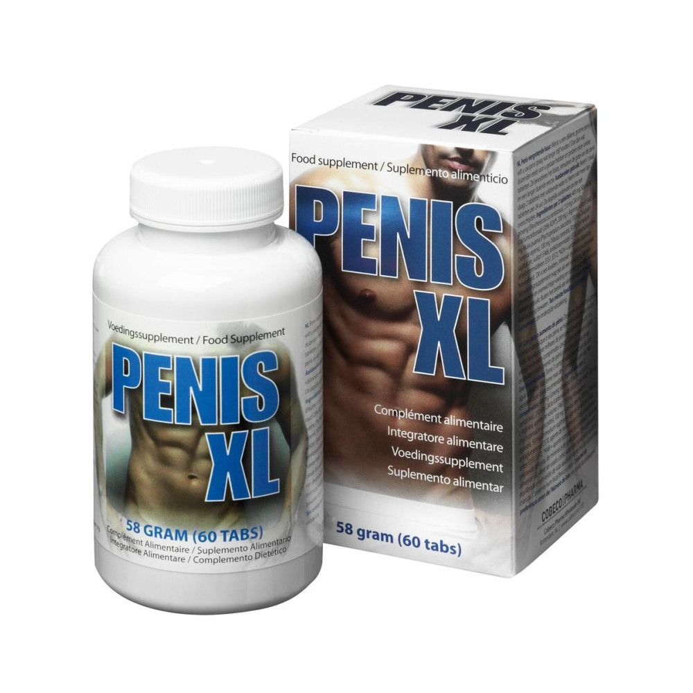 Maisto papildas vyrams "Penis XL West" (60 kap.)-Stimuliuojantys kremai, tabletės ir