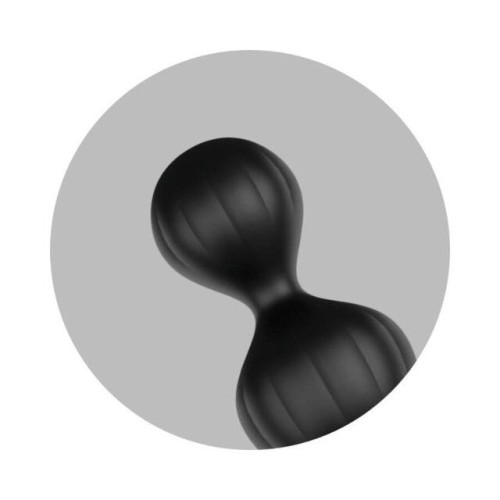 Satisfyer analinių kamuoliukų rinkinys (juoda)-Analiniai kamuoliukai-Analinio sekso prekės