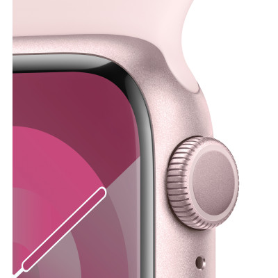Išmanusis laikrodis Apple Watch Series 9 GPS 45mm Pink Aluminium Case with Light Pink Sport
