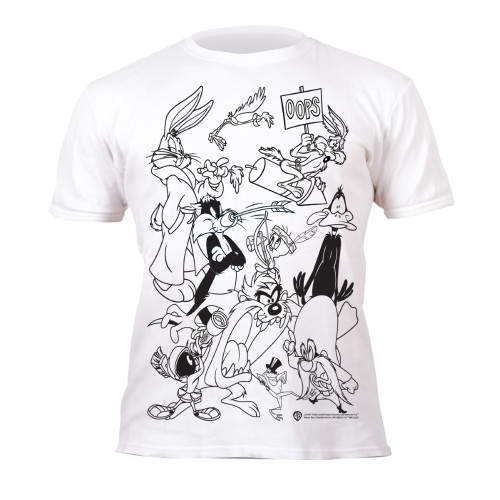 Splat Planet marškinėliai su flomasteriais, Looney Tunes-Marškinėliai su flomasteriais-SPLAT