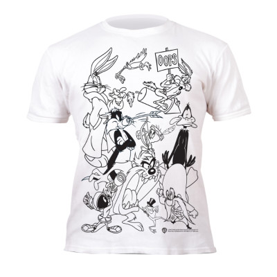 Splat Planet marškinėliai su flomasteriais, Looney Tunes-Marškinėliai su flomasteriais-SPLAT