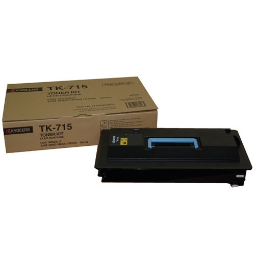 Kyocera TK-715 (1T02GR0EU0) Lazerinė kasetė, Juoda-Originalios kasetės Kyocera-Originalios