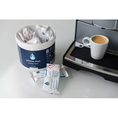 CRYSTAL DROP nukalkinimo tabletės 24 vnt-Kavos apratų priežiūros priemonės-Kavos aparatai ir