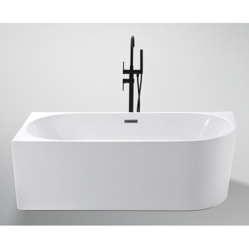 Akrilinė vonia NOVA 208 170 cm balta kairė-Akrilinės vonios-Vonios ir apdaila
