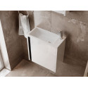 Vonios kambario spintelė su praustuvu LEO-50 balta pakabinama-Vonios baldai pakabinami-Vonios