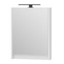 Spintelė LEOMC-50 su veidrodžiu balta pakabinama-Vonios baldai pakabinami-Vonios baldai