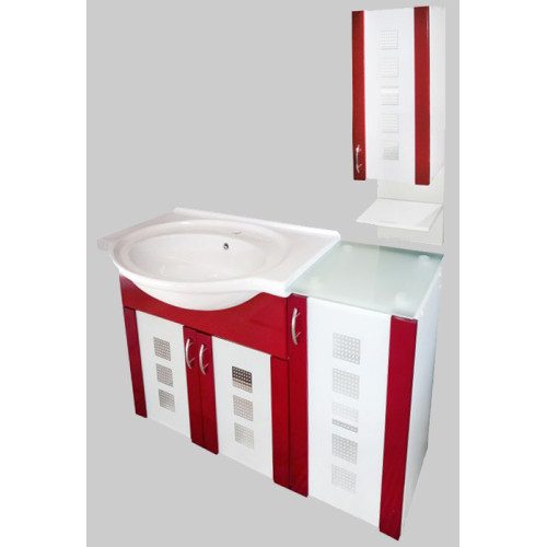 Vonios kambario baldai su praustuvu F1000426R-Vonios baldai pakabinami-Vonios baldai