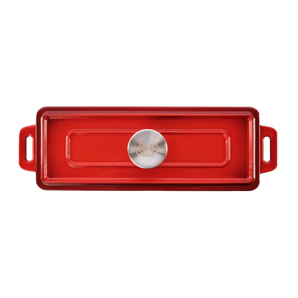 Kepimo indas su dangčiu Grand Feu raudonas-Kepimo formos-Virtuvės reikmenys