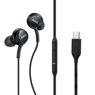 Ausinės Samsung AKG earphones in bag, Black-Ausinės-Garso technika