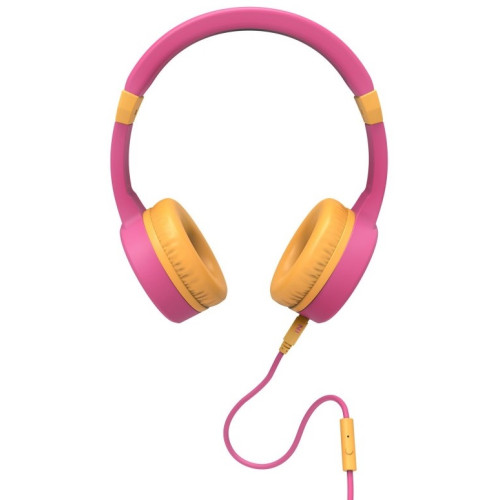 Energy Sistem Lol&Roll Pop Kids Headphones Pink (Music Share, Detachable Cable, 85 dB Volume
