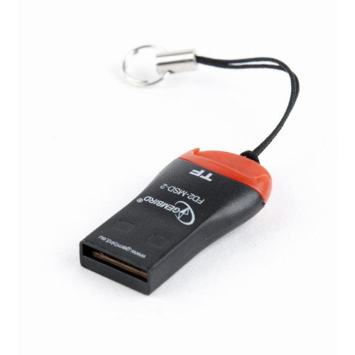 Kortelių skaitytuvas MEMORY READER USB2 MICROSD FD2-MSD-3 GEMBIRD-Laidai, kabeliai