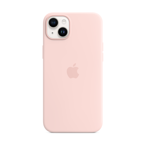Dėklas iPhone 14 Plus Silicone Case with MagSafe - Chalk Pink-Dėklai-Mobiliųjų telefonų priedai