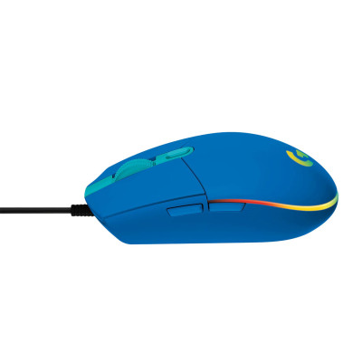 Pelė LOGITECH G102 LIGHTSYNC - BLUE - USB - EER-Gaming pelės-Žaidimų įranga