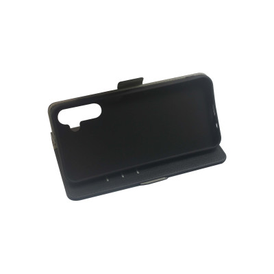 Dėklas JM Stich Flip cover for Samsung Galaxy A54, Black-Dėklai-Mobiliųjų telefonų priedai