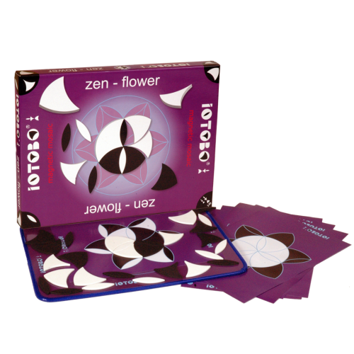 Magnetinis žaidimas Mandala Zen Gėlė, 3-99-Magnetiniai žaidimai-Aksesuarai ir kita