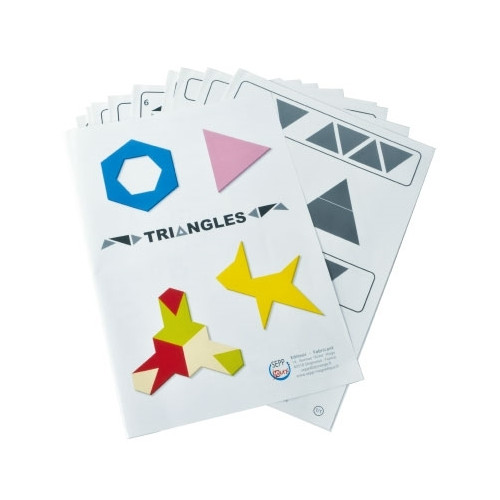 Magnetinis žaidimas Trikampiai, 6 vaikams-Magnetiniai žaidimai-Aksesuarai ir kita