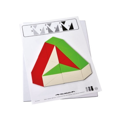 Magnetinis žaidimas Trikampiai, 6 vaikams-Magnetiniai žaidimai-Aksesuarai ir kita