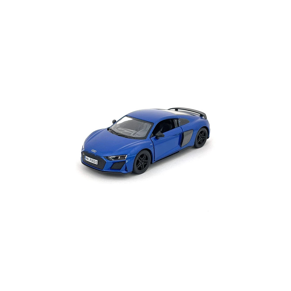 KiNSMART automobilis, 2020 Audi R8 Coupé, mėlynas-KiNSMART automobiliai-Aksesuarai ir kita