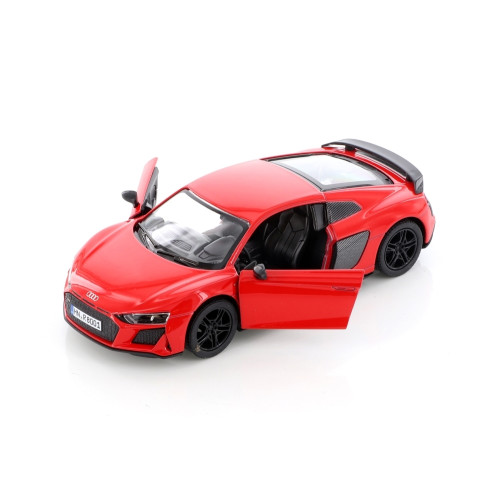 KiNSMART automobilis, 2020 Audi R8 Coupé, raudonas-KiNSMART automobiliai-Aksesuarai ir kita