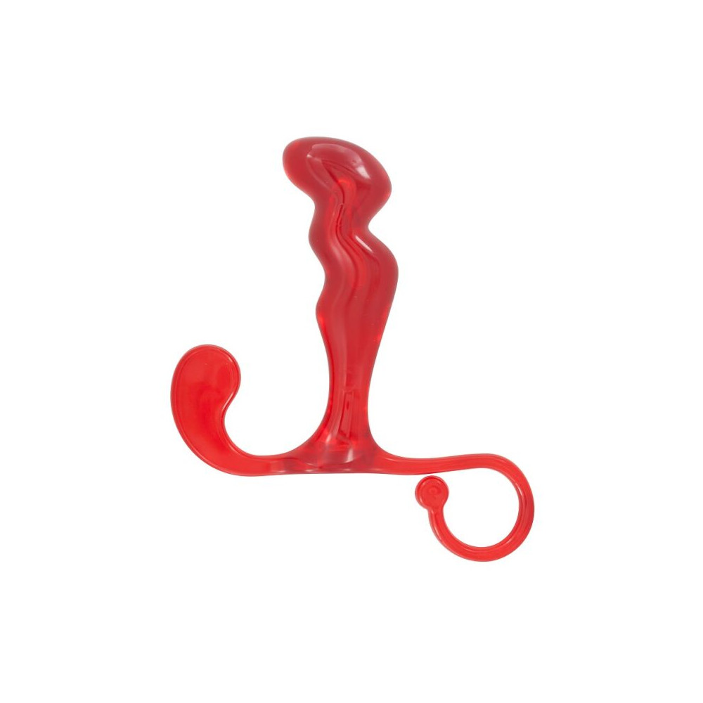 Prostatos masažuoklis Power Plug (Red)-Analiniai kaiščiai ir falai-Analinio sekso prekės