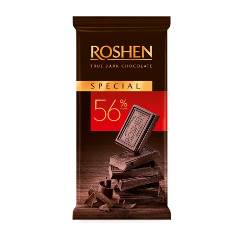 Juodasis šokoladas ROSHEN Special, 85 g-Šokoladas-Saldumynai