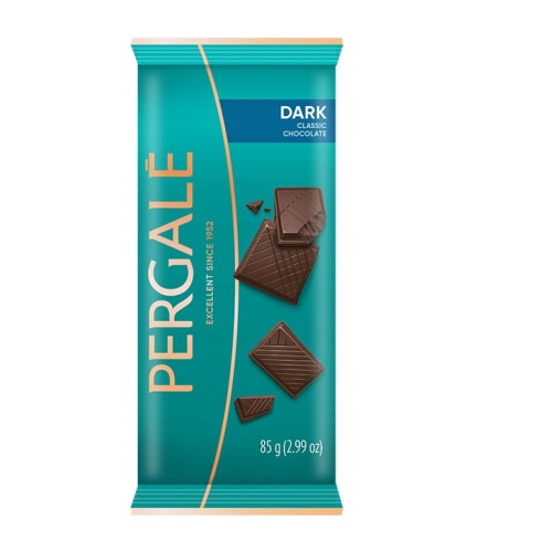 Šokoladas PERGALĖ, juodasis, 85 g-Šokoladas-Saldumynai